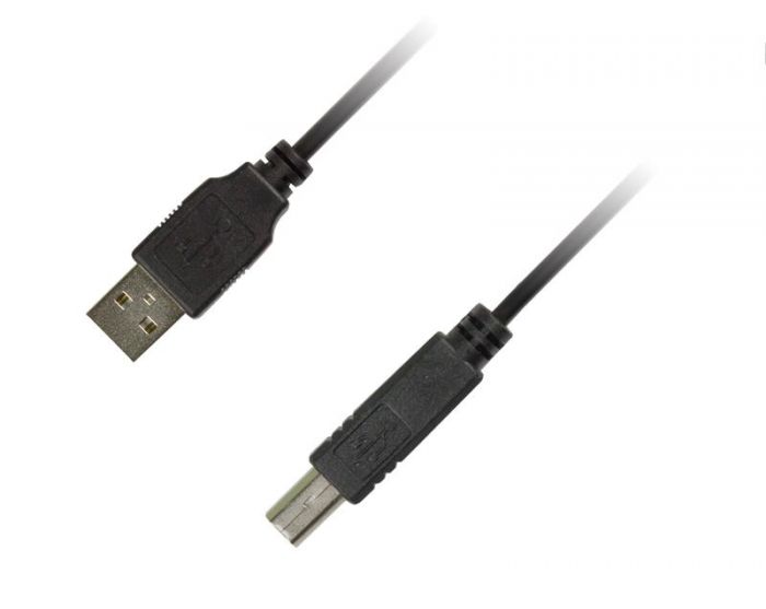 Кабель Piko USB - USB Type-B V 2.0 (M/M), 3 м, чорний (1283126473944)