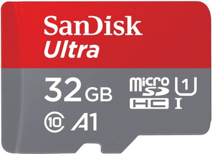 Карта пам`ятi MicroSDHC 32GB UHS-I Class 10 SanDisk Ultra A1 R120MB/s (SDSQUA4-032G-GN6MN)