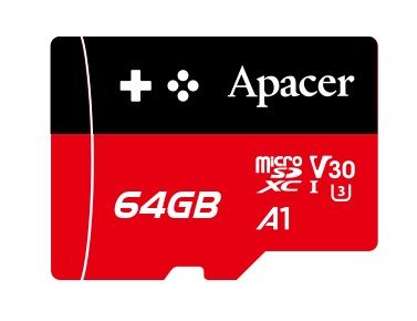 Карта пам`ятi MicroSDXC 64GB UHS-I/U3 Class 10 Apacer (AP64GMCSX10U7-RAGC)