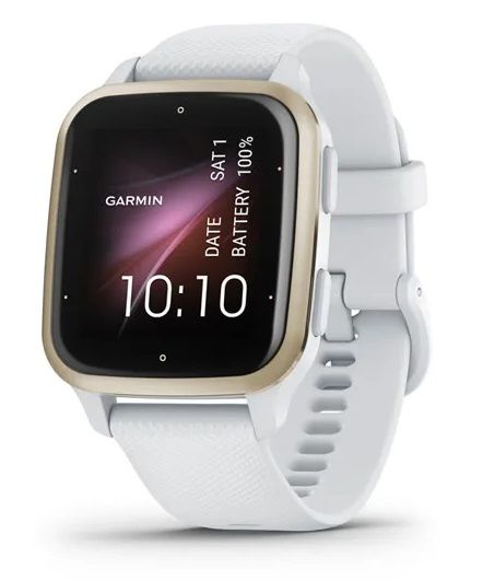 Смарт-годинник Garmin Venu Sq 2 White/Cream Gold (010-02701-01)