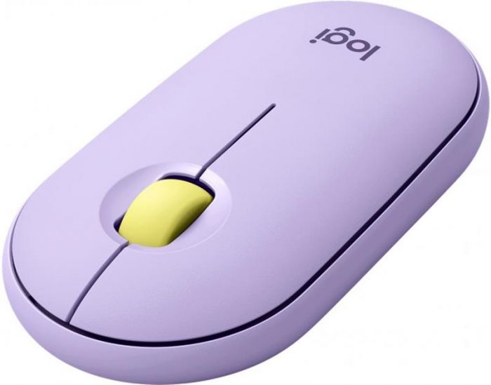 Мишка бездротова Logitech Pebble M350 (910-006752) Lavender Lemonade USB