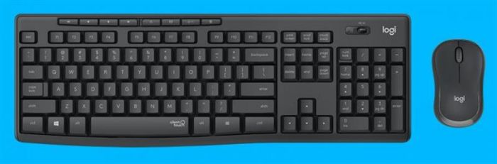 Комплект (клавiатура, миша) бездротовий Logitech MK295 Combo Black USB (920-009800)
