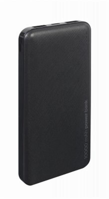 Універсальна мобільна батарея Gembird 10000mAh Black (PB10-02)