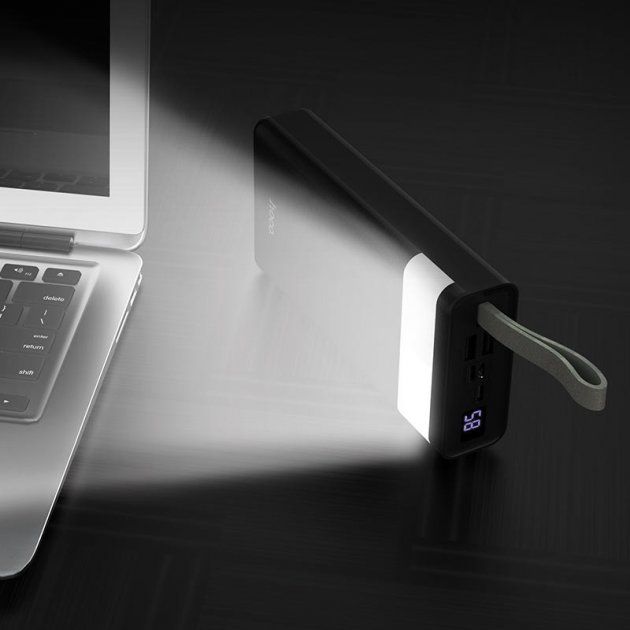 Універсальна мобільна батарея Hoco J73 Desk Lamp 30000mAh Black (J73-30)