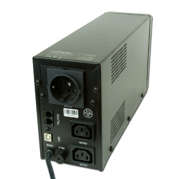 Джерело безперебійного живлення  Powercom RPT-2000AP Schuko (00210194) EnerGenie EG-UPS-032	 850VA LCD, USB