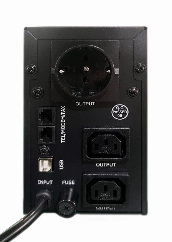 Джерело безперебійного живлення  Powercom RPT-2000AP Schuko (00210194) EnerGenie EG-UPS-032	 850VA LCD, USB