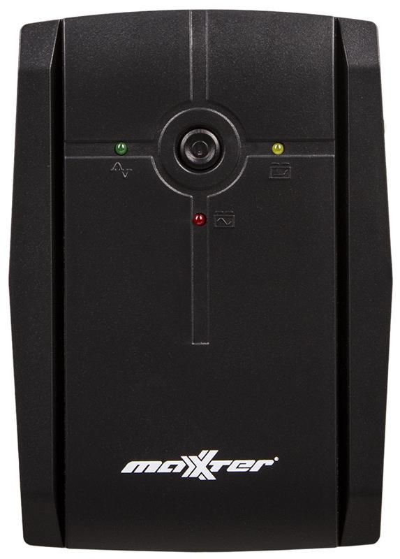Джерело безребійного живлення Maxxter MX-UPS-B650-02 650VA, AVR, 2xShuko
