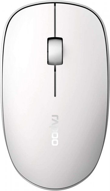 Мишка бездротова Rapoo M200 Silent White USB