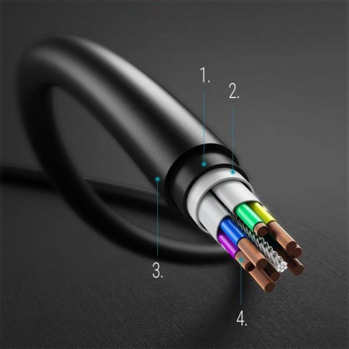 Кабель Choetech USB Type-C - USB Type-C (M/M), 3 м, Black (CC0004)