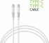 Кабель Intaleo CBFLEXTT1 USB Type-C - USB Type-C (M/M), 1.2 м, White (1283126501296)