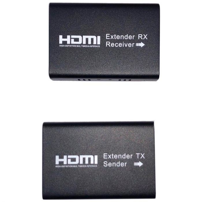 Подовжувач Atcom HDMI - RJ-45 (F/F), Black (AT15088)