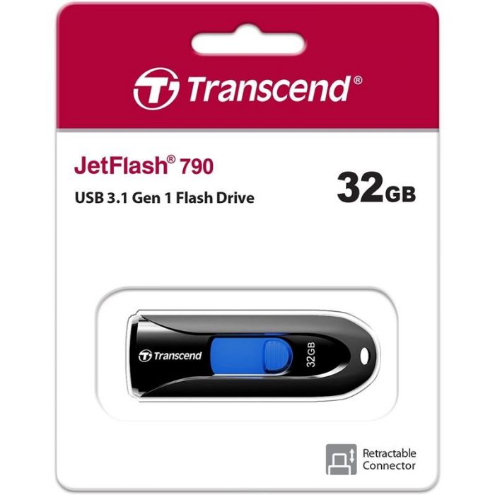Флеш-накопичувач USB3.0 32GB Transcend JetFlash 790 (TS32GJF790K)
