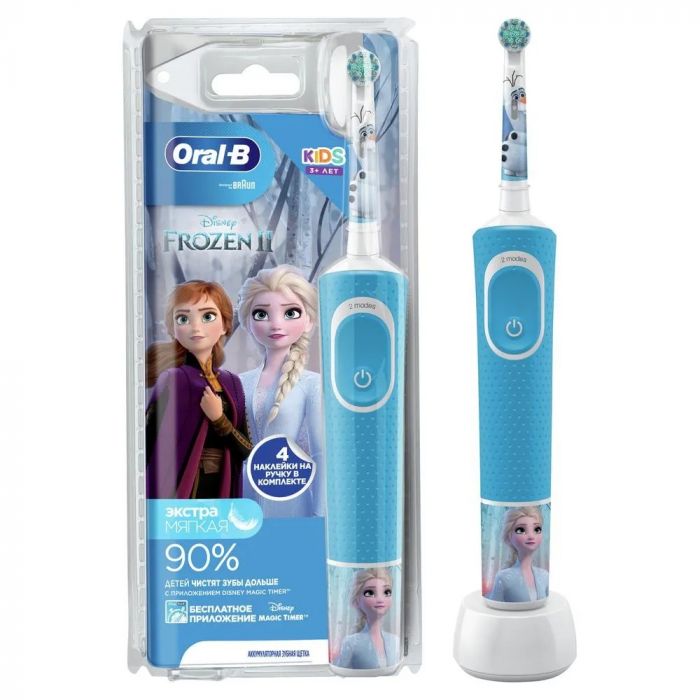 Зубная электрощетка Braun Oral-B Kids Frozen II (D100.413.2KX Frozen II)