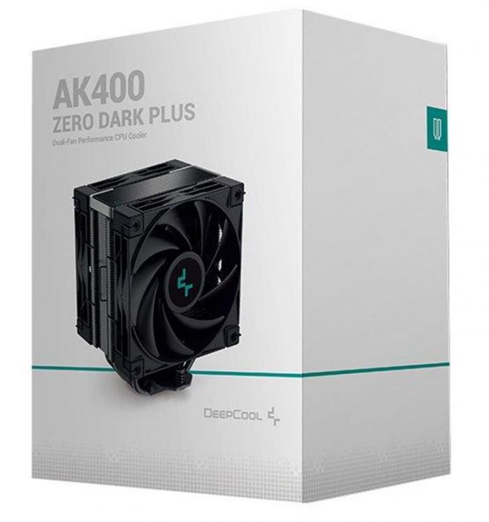 Кулер процесорний DeepCool AK400 Zero Dark Plus (R-AK400-BKNNMD-G-1)