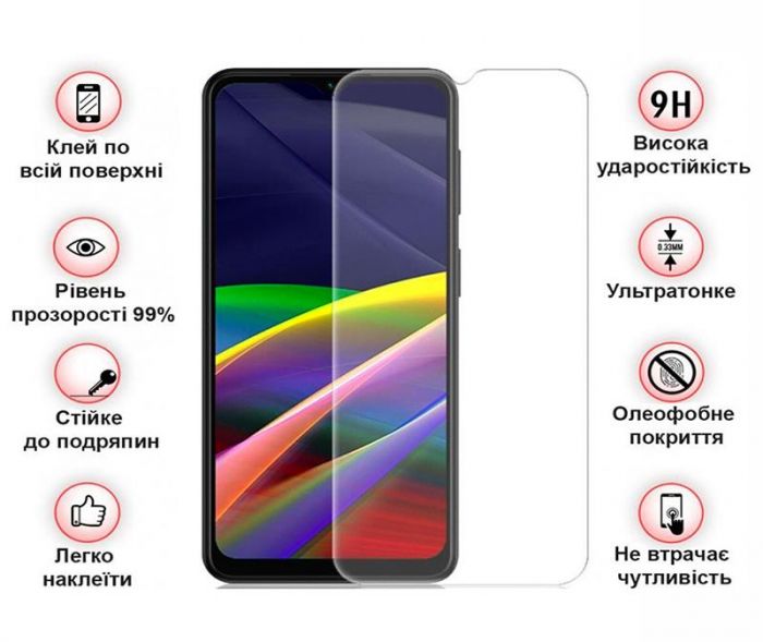 Захисне скло BeCover для Samsung Galaxy A13 5G SM-A136 Crystal Clear Glass 3D (708099)