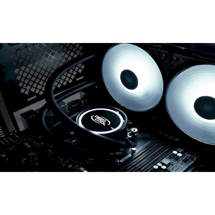 Система водяного охолодження DeepCool Gammaxx L240T White (DP-H12RF-GL240TW)