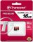Карта пам`ятi MicroSDHC 16GB UHS-I Class 10 Transcend Premium 400x (TS16GUSDCU1)