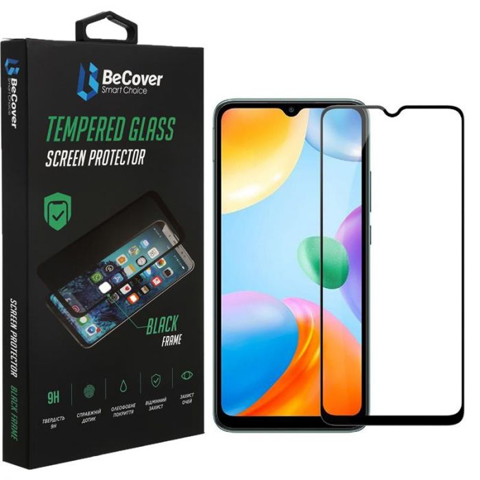 Захисне скло BeCover для Xiaomi Poco C40 Black (708170)