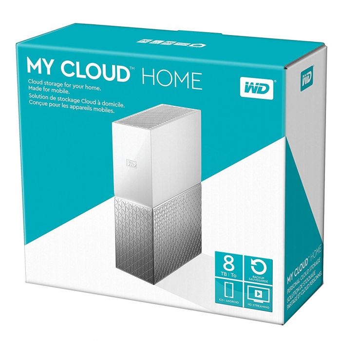 Зовнішній жорсткий диск 3.5" USB/LAN 8.0TB WD My Cloud Home (WDBVXC0080HWT-EESN)