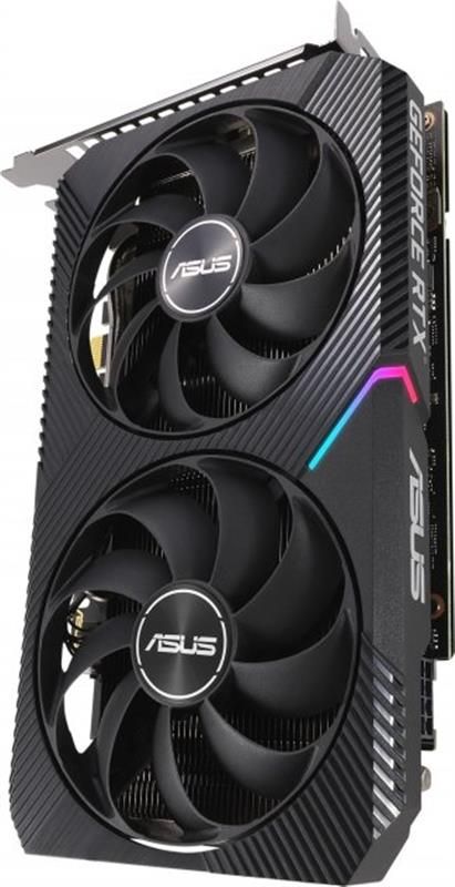 Відеокарта GF RTX 3060  8GB GDDR6 Dual OC Asus (DUAL-RTX3060-O8G)