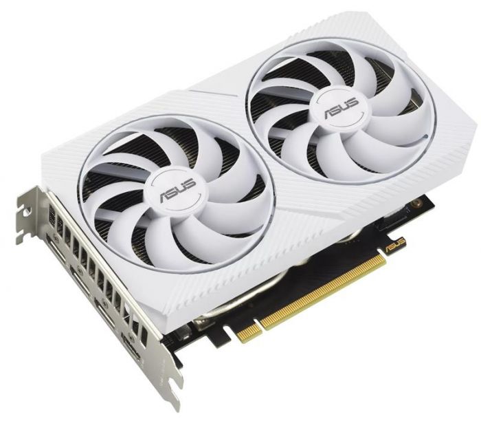 Відеокарта GF RTX 3060  8GB GDDR6 Dual OC White Asus (DUAL-RTX3060-O8G-WHITE)