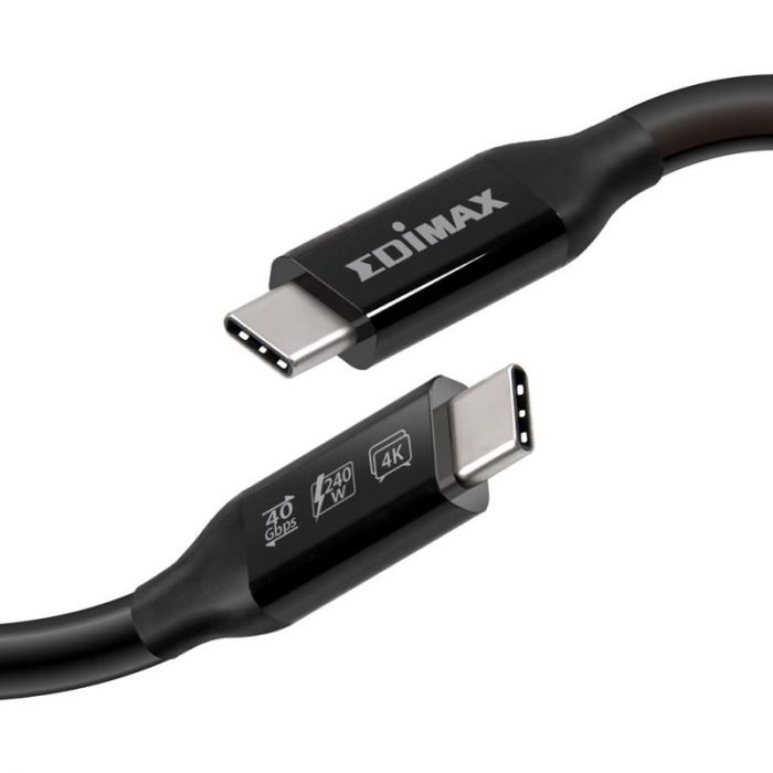 Кабель Edimax UC4-005TB Thunderbolt3 0.5м (USB-C to USB-C, 40Gbps)