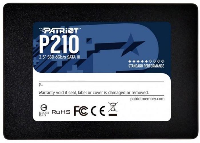 Накопичувач SSD 512GB Patriot P210 2.5" SATAIII TLC (P210S512G25)