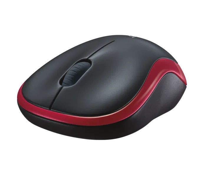 Мишка бездротова Logitech M185 (910-002240) Red USB