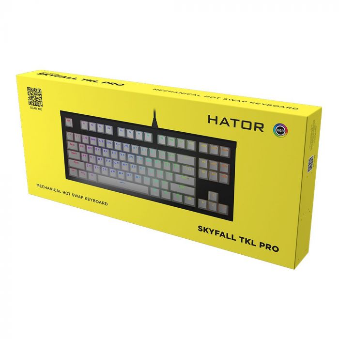 Клавіатура Hator Skyfall TKL Pro Black (HTK-655)