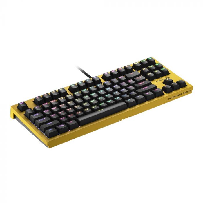 Клавіатура Hator Skyfall TKL Pro ENG/UKR/RUS (HTK-657) Yellow