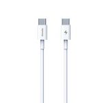 Кабель Proda PD-B83a Type-C - Type-C Fast Charge 60W, 1 м, White