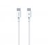 Кабель Proda PD-B83a Type-C - Type-C Fast Charge 60W, 1 м, White