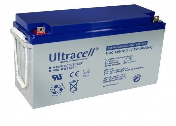 Акумуляторна батарея Ultracell UCG150-12 12V 150 Ah (UCG150-12/28067) GEL