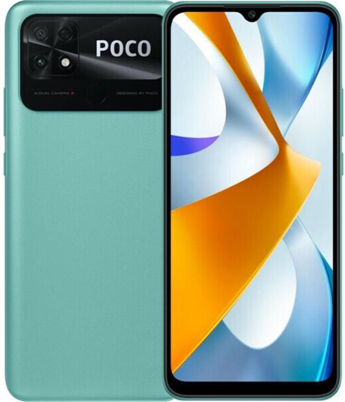 Смартфон Xiaomi Poco C40 3/32GB Dual Sim Coral Green EU_