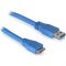 Кабель ATcom USB 3.0 AM/MicroBM 0,8 м blue