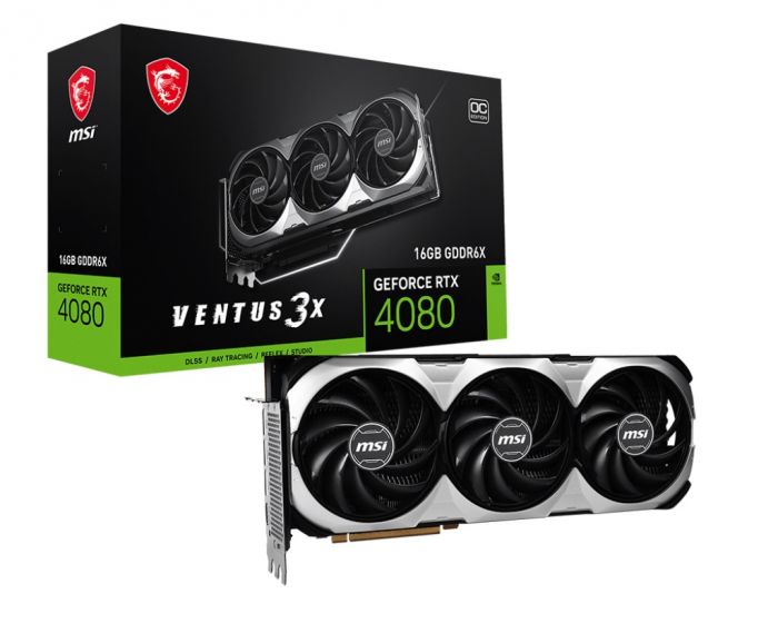 Відеокарта GF RTX 4080 16GB GDDR6X Ventus 3X OC MSI (GeForce RTX 4080 16GB VENTUS 3X OC)