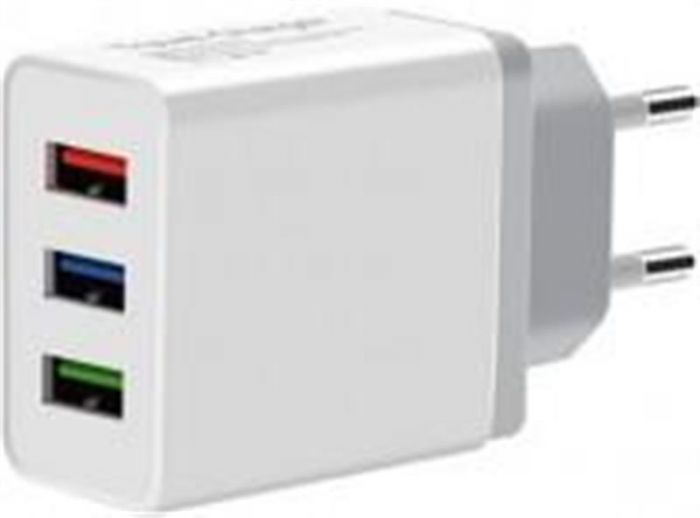 Мережевий зарядний пристрій XoKo WC-310 3A USB White (WC-310-WH)