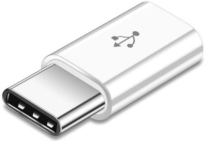 Адаптер XoKo AC-014 MicroUSB - Type-C White XK-AC014-WHT)