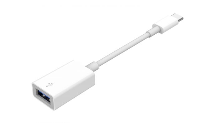 Адаптер XoKo MH-360 USB Type-C - USB V 3.0 (M/F) з кабелем, 0.12 м, білий (XK-MH-360)