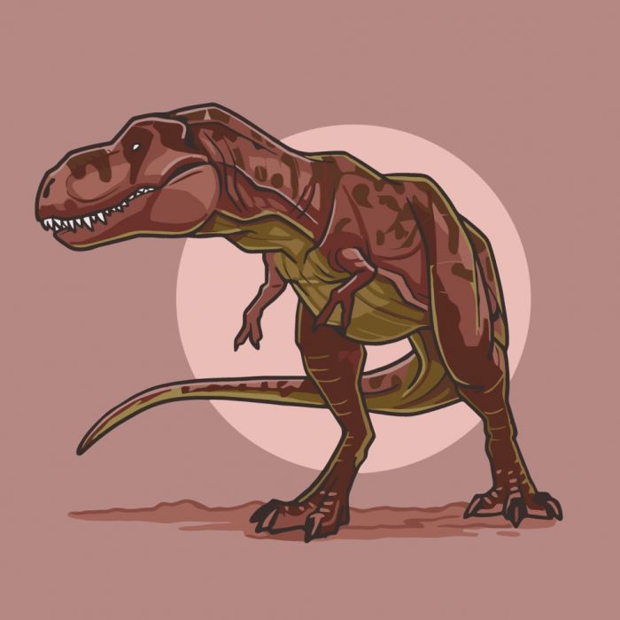 Картина за номерами "Тиранозавр" 15023-AC 30х30 см
