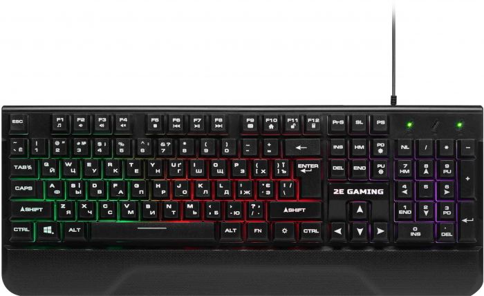 Клавіатура ігрова 2E Gaming KG310 LED Ukr Black (2E-KG310UB)