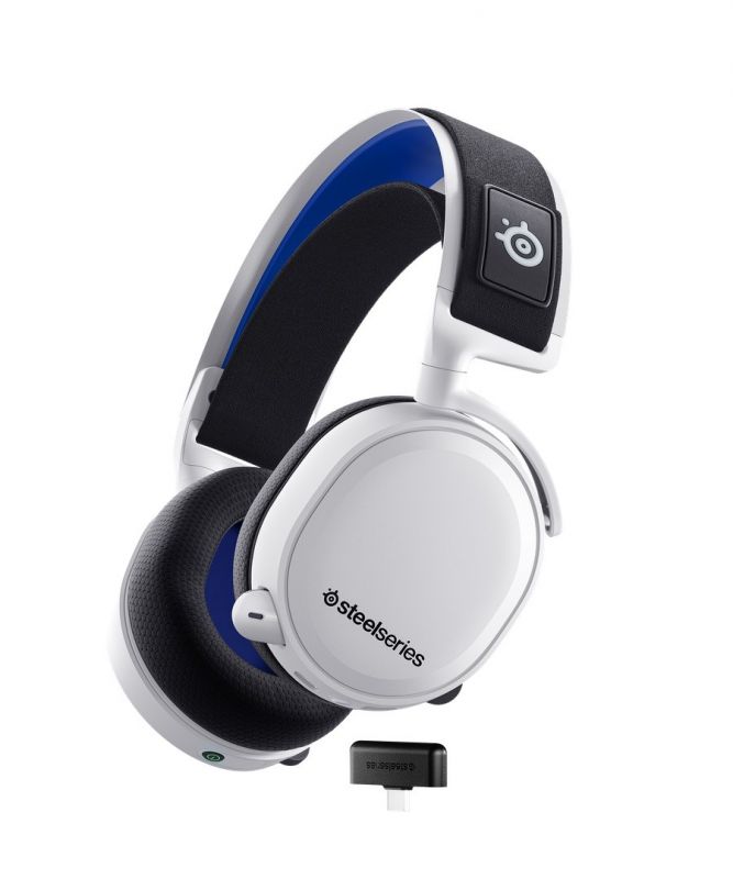 Гарнітура SteelSeries Arctis 7P + for PS5 White (61471)