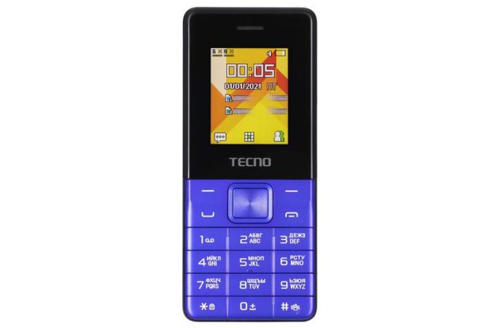 Мобiльний телефон Tecno T301 Dual Sim Blue (4895180778698)