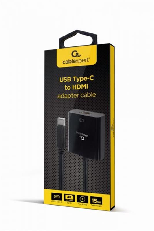 Адаптер Cablexpert (A-CM-HDMIF-03) USB-C - HDMI