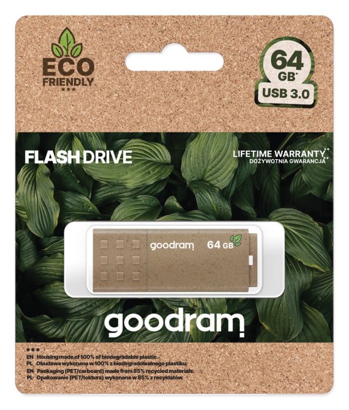 Флеш-накопичувач USB3.2 64GB GOODRAM UME3 Eco Friendly (UME3-0640EFR11)