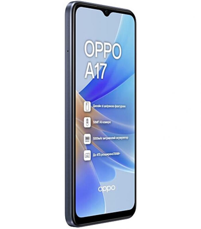 Смартфон Oppo A17 4/64GB Dual Sim Midnight Black