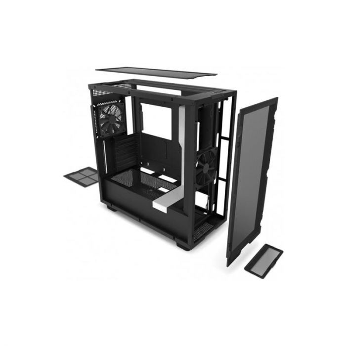 Корпус NZXT H7 Flow White/Black (CM-H71FG-01) без БЖ