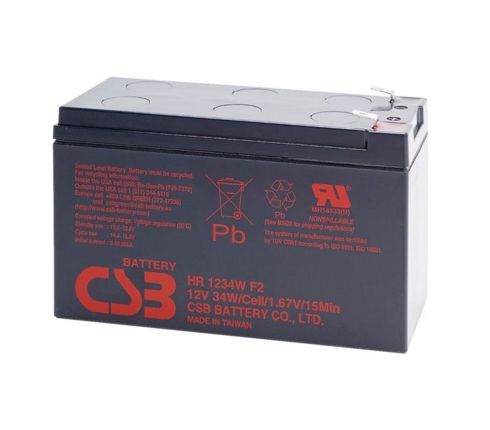 Акумуляторна батарея CSB 12V 9AH (HR1234WF2/04410) AGM