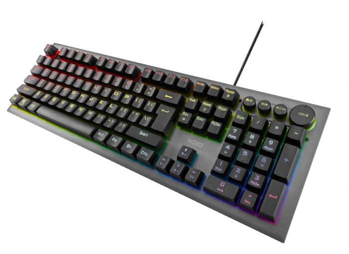 Клавіатура Noxo Conqueror Mechanical gaming keyboard, Blue Switches, Black (4770070882023)