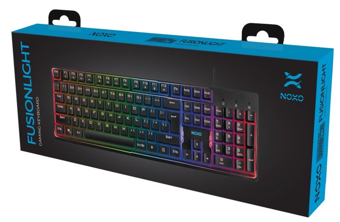 Клавіатура Noxo Fusionlight Gaming keyboard, Black (4770070882047)